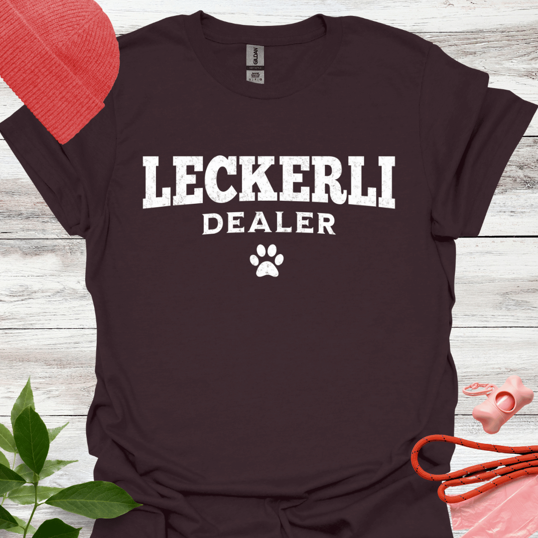 Leckerli Dealer, Lustiges T-Shirt für Hundeliebhaber, Unisex Softstyle T-Shirt