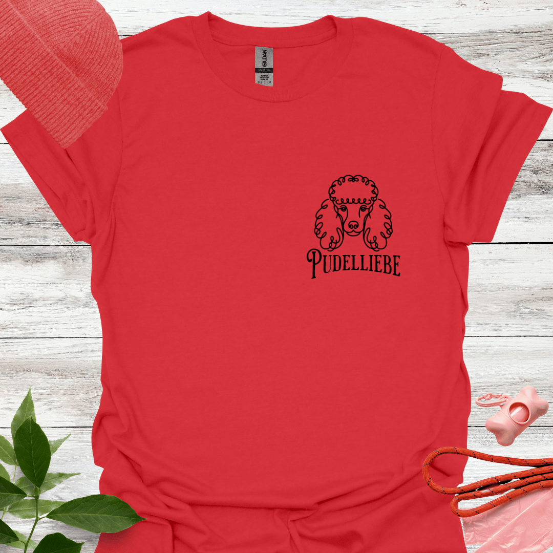 Pudelliebe, T-Shirt für Pudelliebhaber,  Unisex Softstyle T-Shirt
