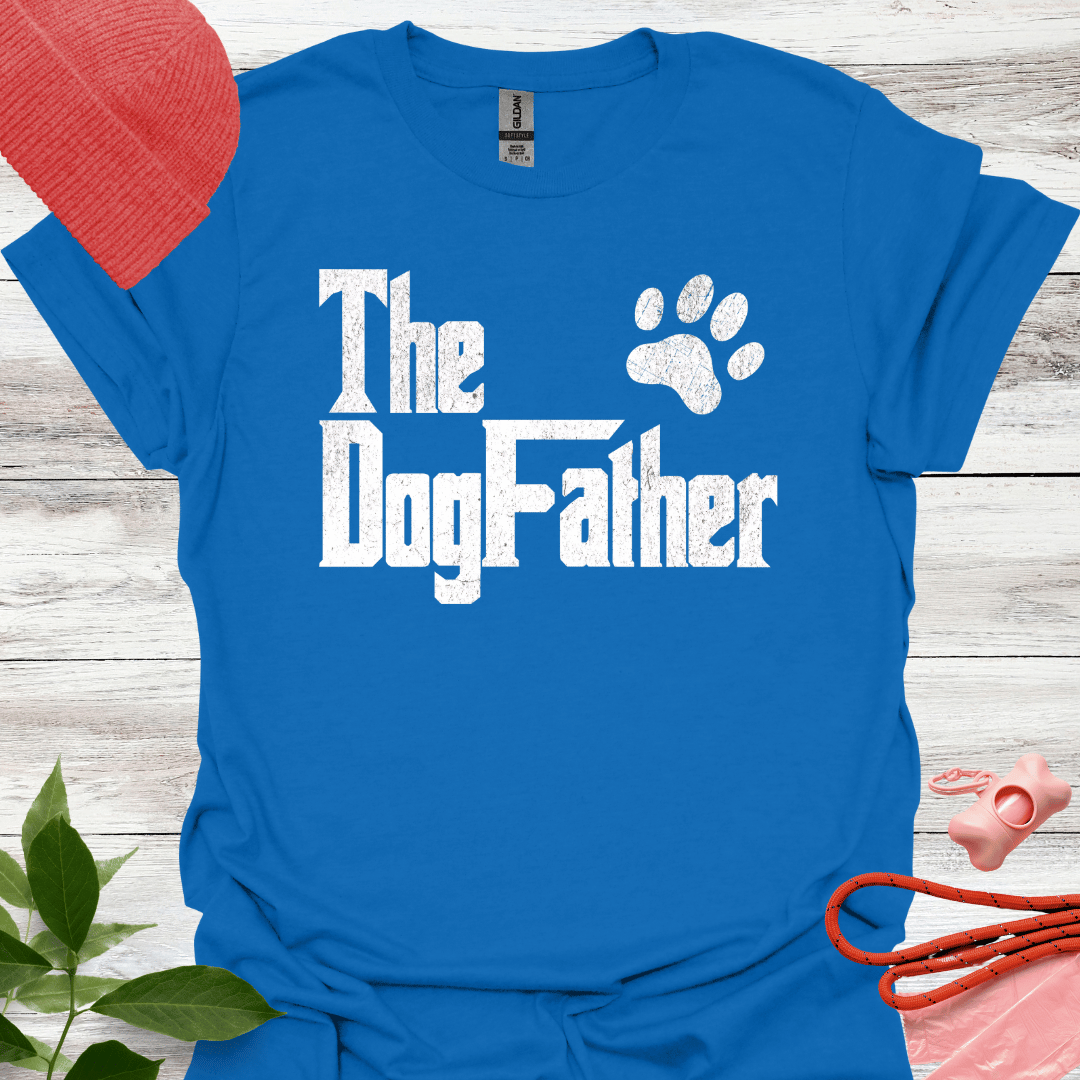 The Dogfather, Lustiges T-Shirt für Hundeliebhaber,  Unisex Softstyle T-Shirt