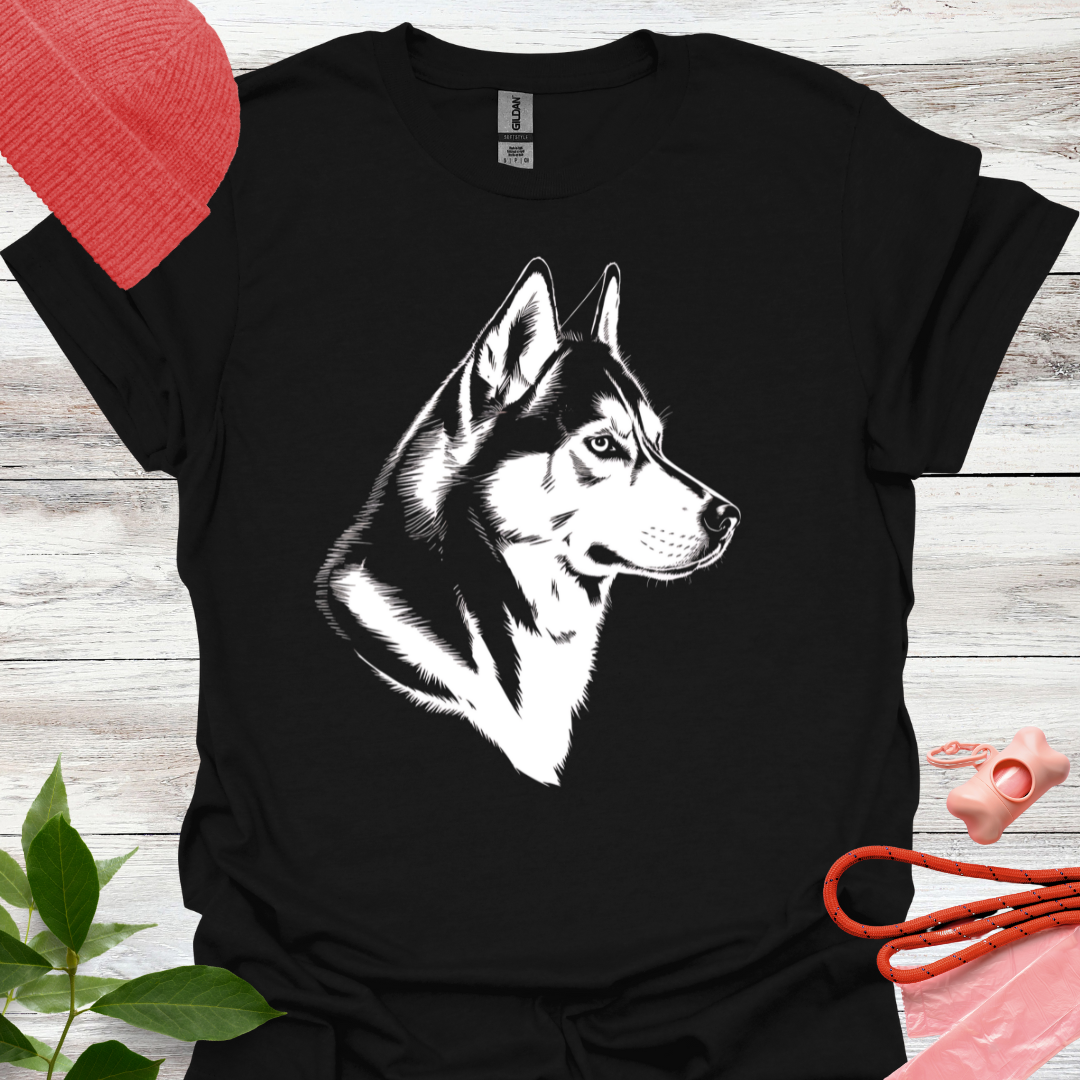 Husky, T-Shirt für Huskyliebhaber Unisex Softstyle T-Shirt