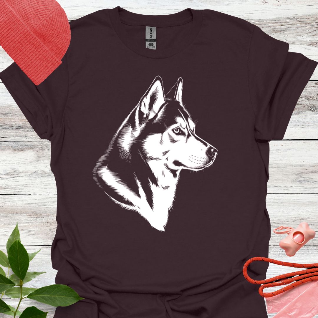 Husky, T-Shirt für Huskyliebhaber Unisex Softstyle T-Shirt