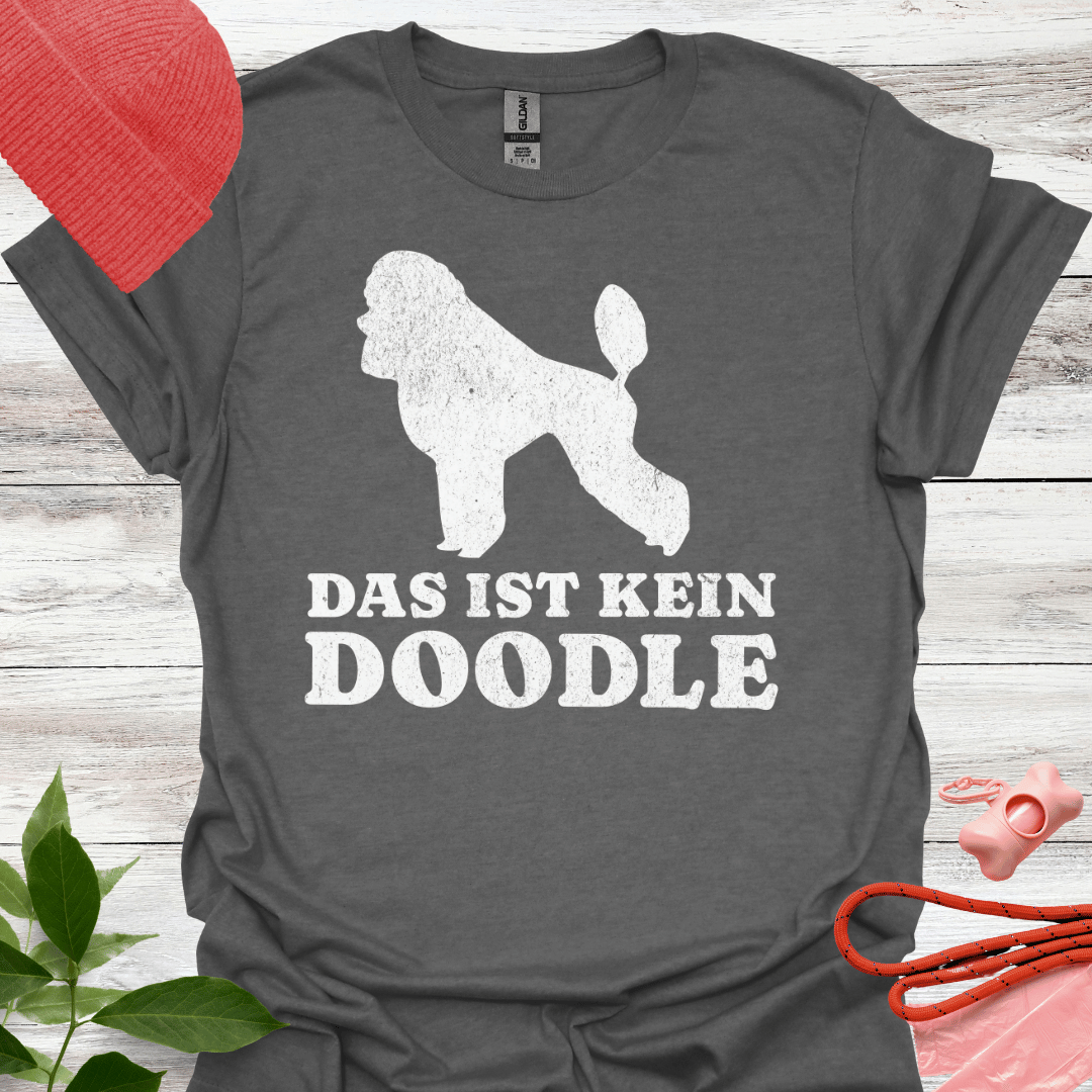Das ist kein Doodle, Lustiges T-Shirt für Pudelliebhaber, Unisex Softstyle T-Shirt