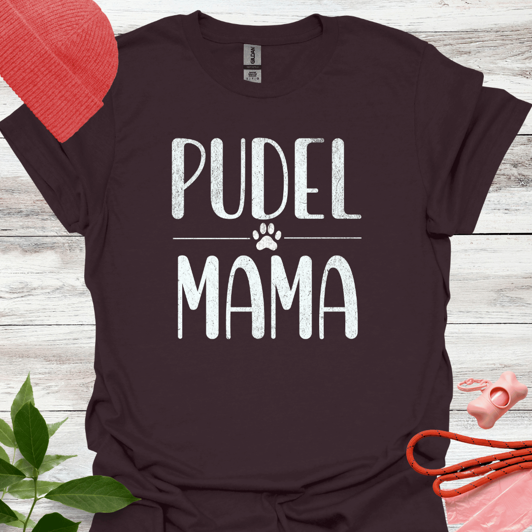 Pudel Mama, T-Shirt für Pudelliebhaberinnen, Unisex Softstyle T-Shirt