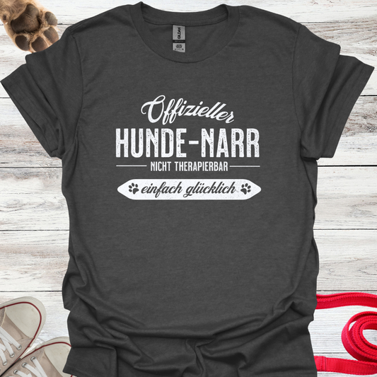 Offizieller Hunde-Narr. Lustiges T-Shirt für Hundeliebhaber, Unisex Softstyle T-Shirt