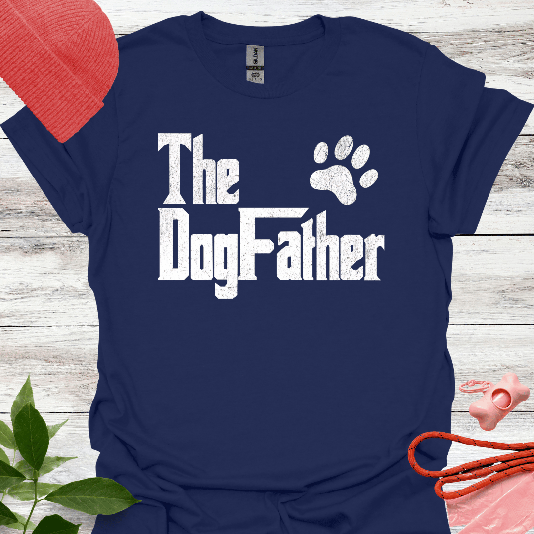 The Dogfather, Lustiges T-Shirt für Hundeliebhaber,  Unisex Softstyle T-Shirt
