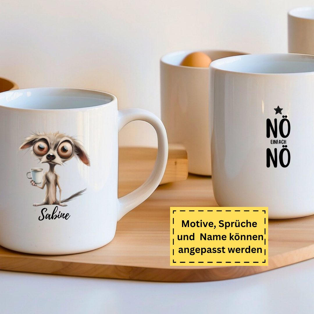 Grumpy Dog - Tasse - personalisierbar