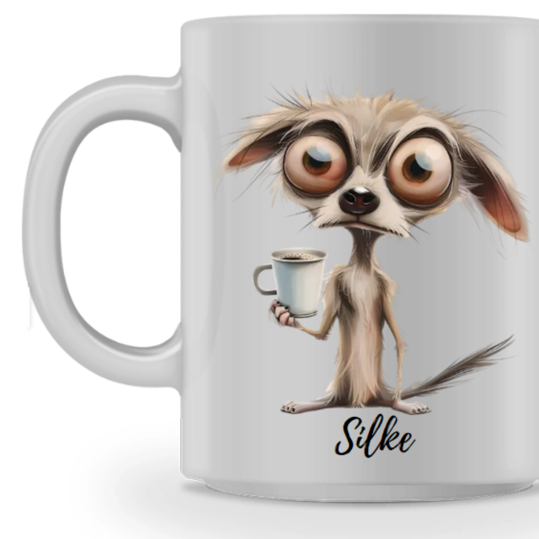 Grumpy Dog - Tasse - personalisierbar