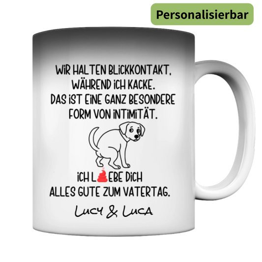 Lustige Magic Dog Dad Tasse