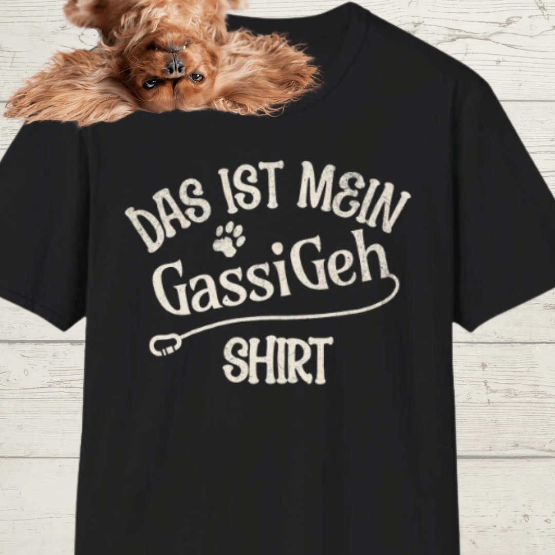 Das ist mein Gassi Geh Shirt - Unisex Softstyle T-Shirt