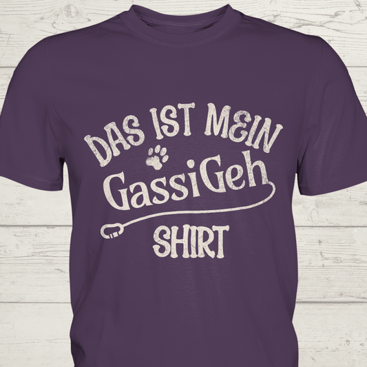 Das ist mein Gassi Geh Shirt - Premium Shirt