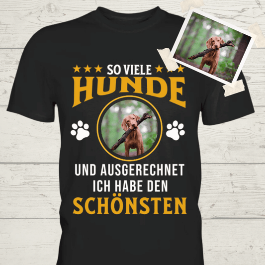 Soviele Hunde und ausgerechnet ich habe den Schönsten - Premium Shirt