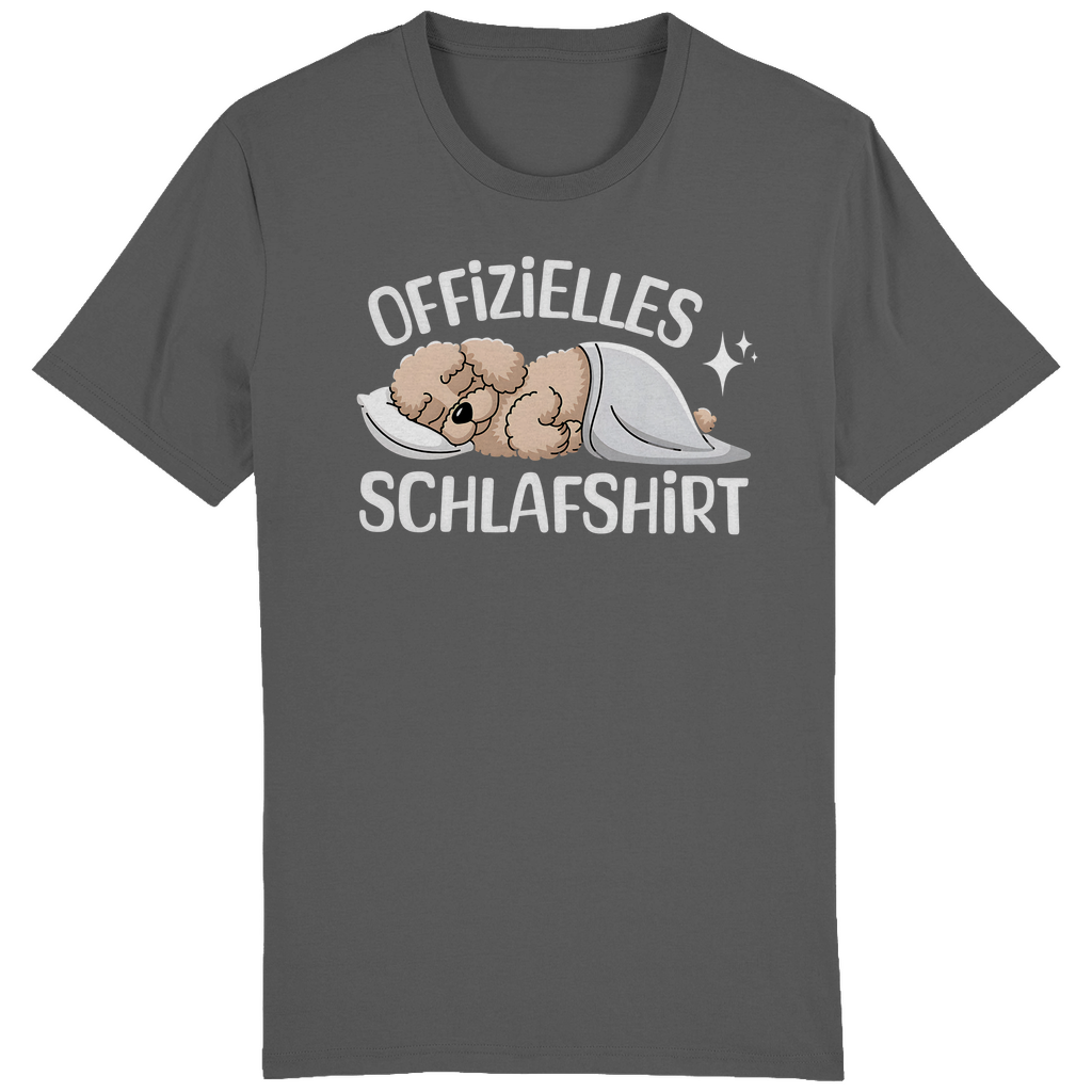 Organic Creator T-Shirt Schlafshirt Pudel fawn