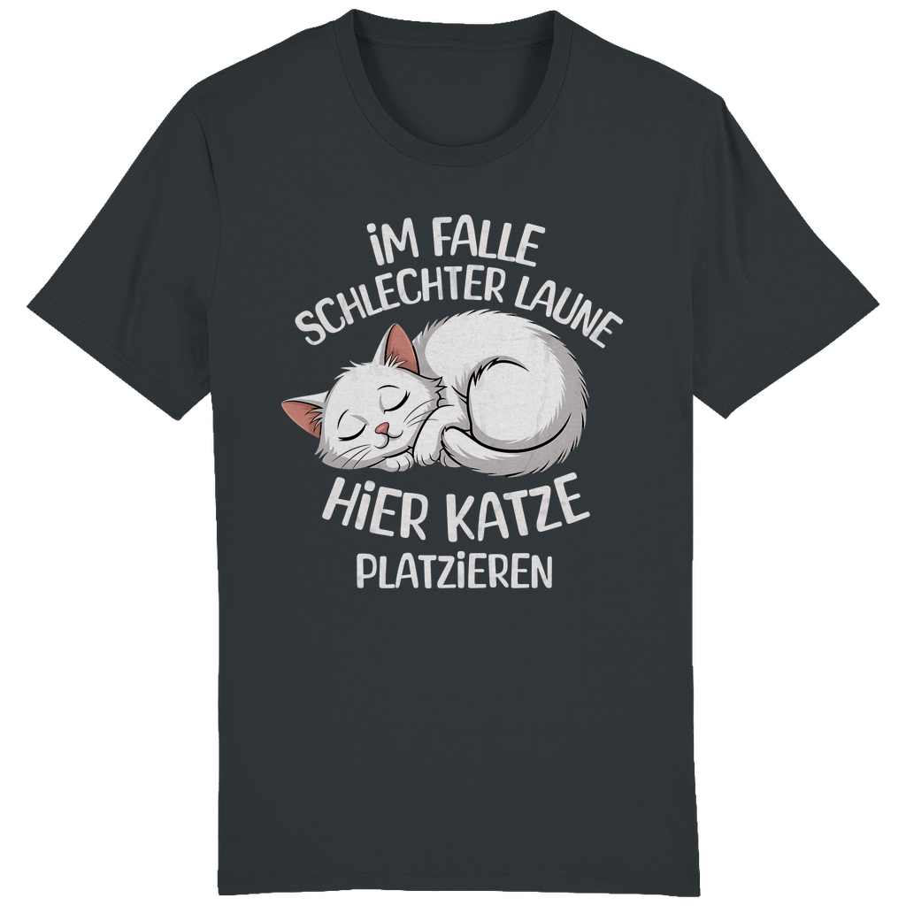 ST/ST Creator T-Shirt Im Falle schlechter Laune Katze hier platzieren