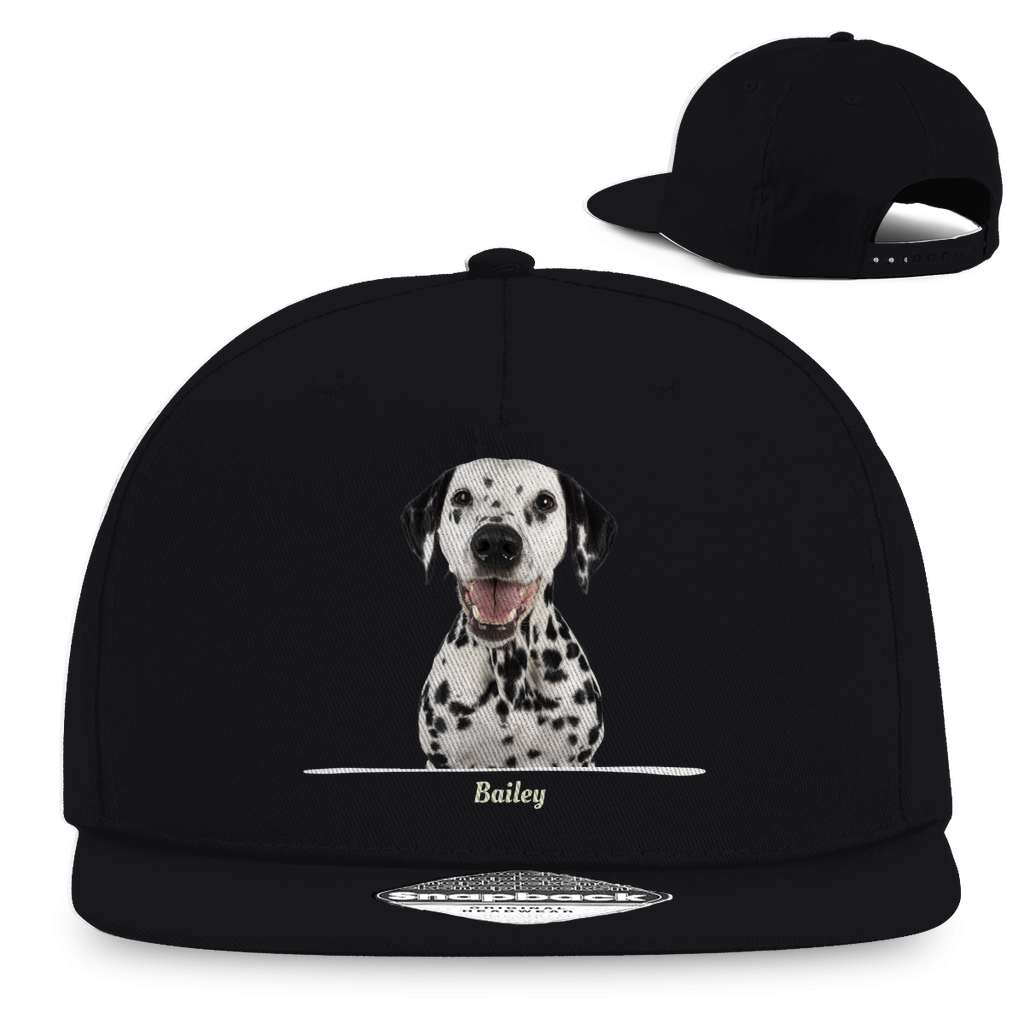 Snapback Rapper Cap mit deinen Haustieren - personalisierbar