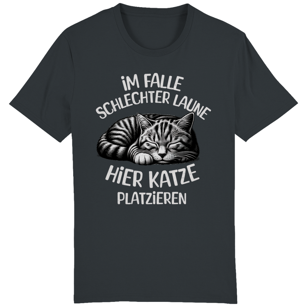 ST/ST Creator T-Shirt Im Falle schlechter Laune Katze hier platzieren