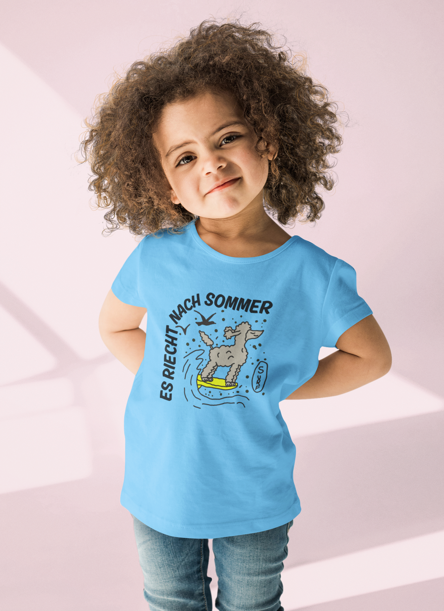 Premium Sommer Shirt für Damen "Es riecht nach Sommer" - Kids Premium Shirt