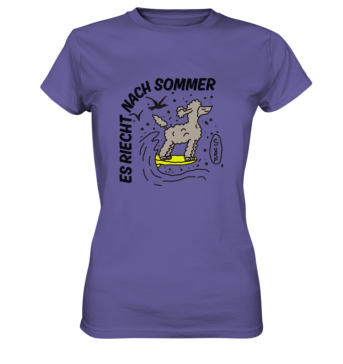 Premium Sommer Shirt für Damen "Es riecht nach Sommer" - Ladies Premium Shirt