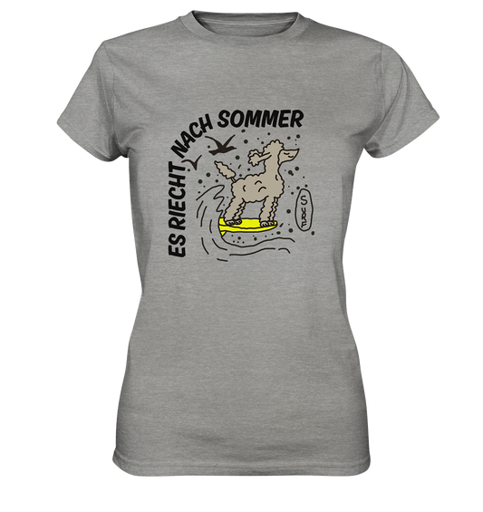 Premium Sommer Shirt für Damen "Es riecht nach Sommer" - Ladies Premium Shirt