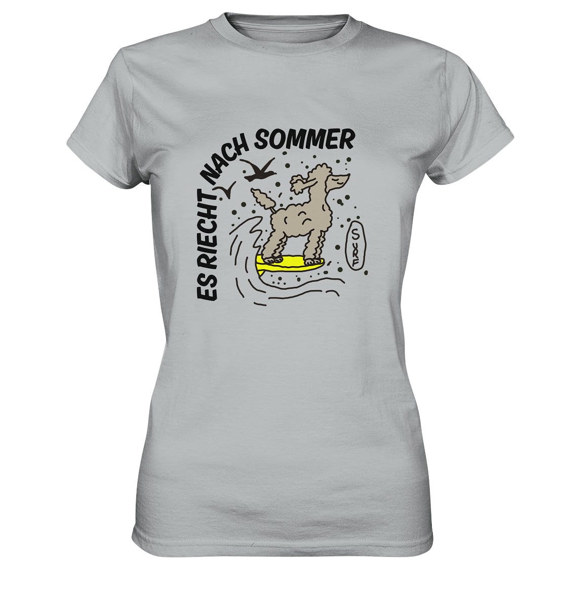 Premium Sommer Shirt für Damen "Es riecht nach Sommer" - Ladies Premium Shirt