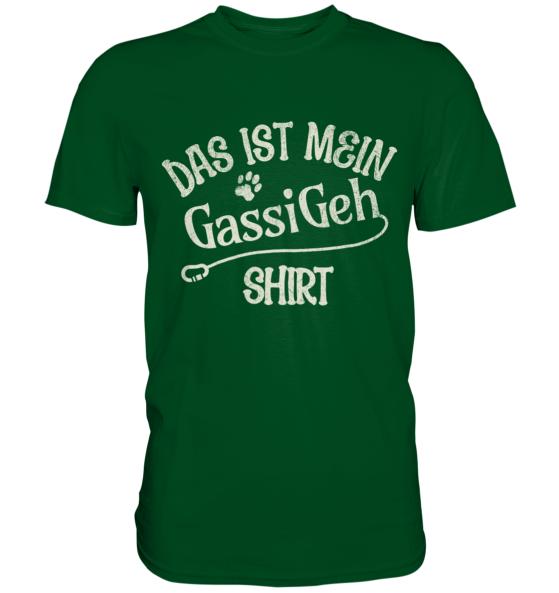 Das ist mein Gassi Geh Shirt - Premium Shirt