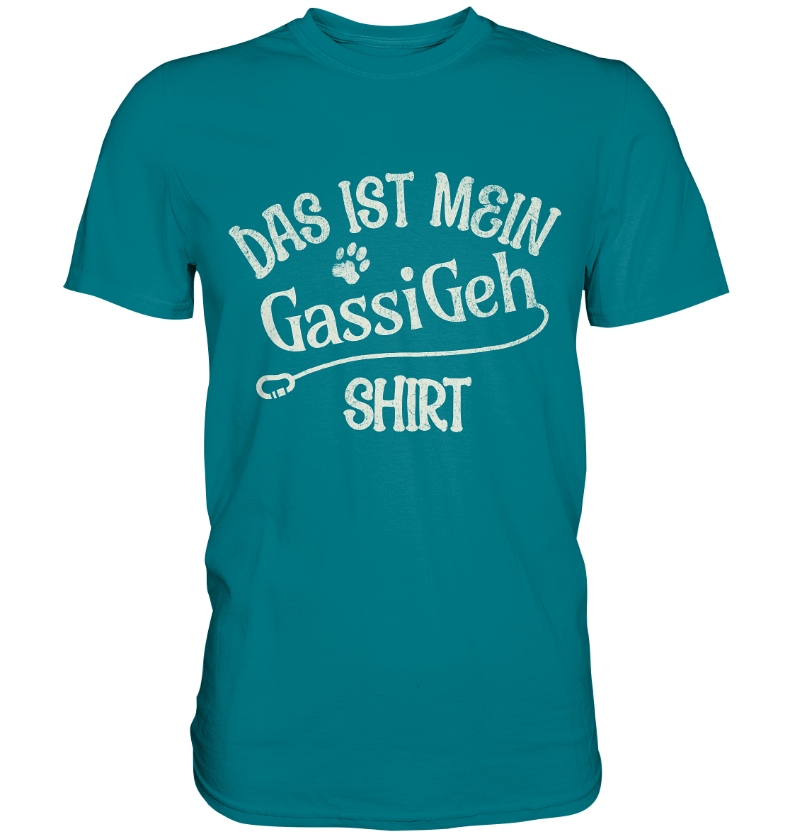 Das ist mein Gassi Geh Shirt - Premium Shirt