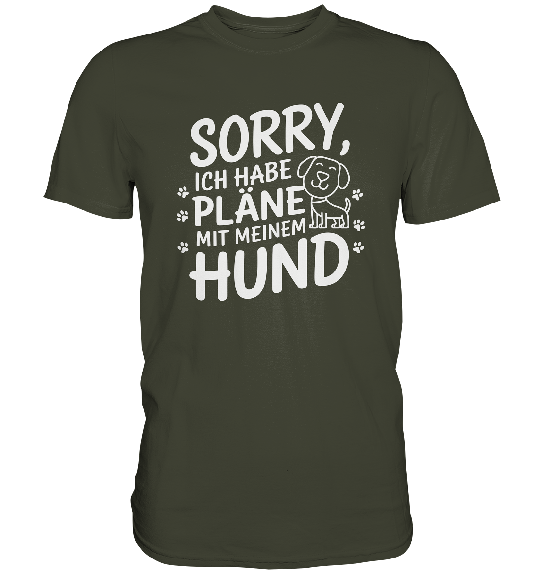 Sorry. Ich habe Pläne mit meinem Hund - Premium Shirt