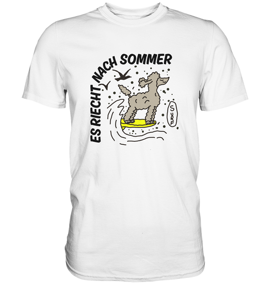 Unisex Premium T-Shirt  "Es riecht nach Sommer" - Premium Shirt